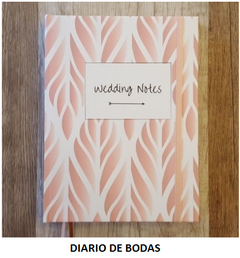 DIARIO DE BODA - WEDDING JOURNAL - ENCUADERNACIÓN COSIDA