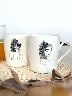 TAZA DE PORCELANA "NELA" - comprar online