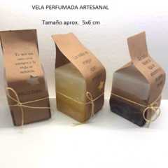 VELA PERFUMADA - ARTESANAL - 5 x 6 cm - comprar online