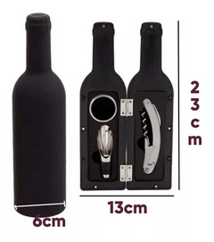 SET DE VINO "BOTELLA" 3 ACCESORIOS - comprar online