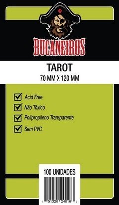 Sleeve - Protetor de Cartas - Tarot - Bucaneiros