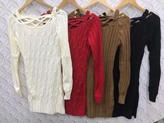 Mini vestido trico na internet