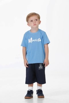 Bermuda Malha Colegial Masculino Infantil-E20 - comprar online