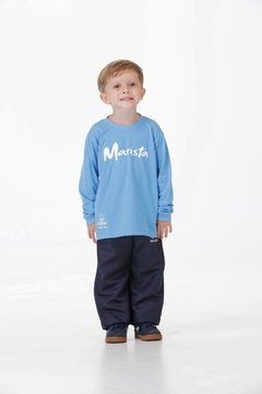 Camiseta Manga Longa Poliviscose Unissex Infantil-E15 - comprar online