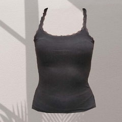 MUSCULOSA BÁSICA C/ ENCAJE - comprar online