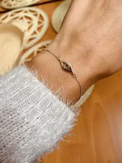 Pulsera ojo liso