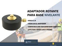 Adaptador Rotante Para Base Nivelante Apto Prisma O Antena Gps Gnss - comprar online