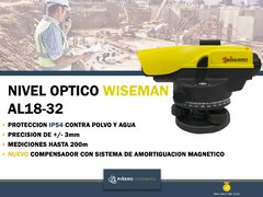 Nivel Optico Wiseman AL-18 de 32X con Estuche de Transporte - comprar online