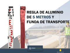 Regla de 5m de Aluminio con Funda de transporte - comprar online