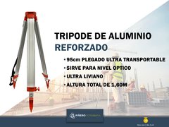 Tripode de Aluminio para Nivel Optico - comprar online