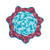 Mandala Heptágono Blue (Crochê) - comprar online