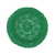 Mandala Verde Total (Crochê)