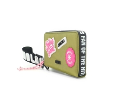 Billetera fun of the hits rubber Olive - comprar online