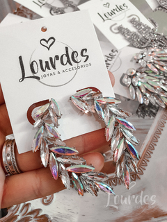 Aros trepadores Denisse (tornasol gemas)