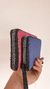 Billetera Combinada Texturada Blue Pink. en internet