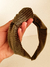 Vincha/ turbante plush verde militar - ACCVI23