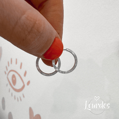 Argollas Emilia 16mm - LOURDES JOYAS