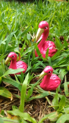 Familinha de flamingos - comprar online