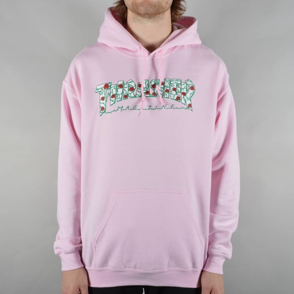 Remera thrasher online rosa