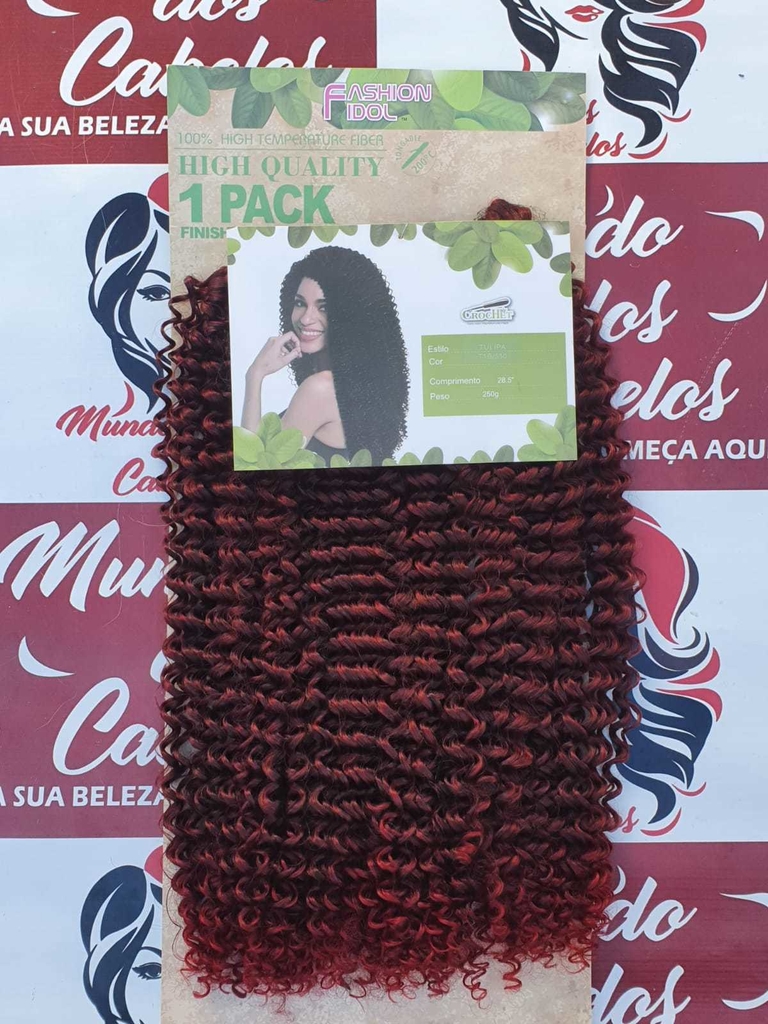 Cabelo Crochet Braid Fashion Idol Tulipa 70cm 250gr