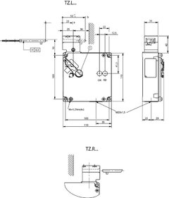 Euchner TZ1LE024RC18VAB-C1826 - Chave de Segurança Metálica com Bloqueio Conectorizada M23 - Shmr Automacao