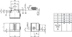 Euchner SN04R12-502-M - Chave de fim de curso múltipla vertical - 4 Elementos tipo Chanfro Rolete - comprar online