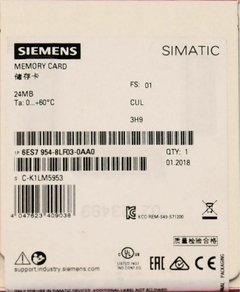 Siemens Memory Card 24MB - 6ES7954-8LF03-0AA0