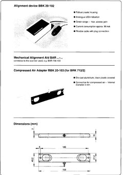 Leuze BBK 20-102,3000 Alinhador para BKL 706 - Laser Drill Break Control na internet