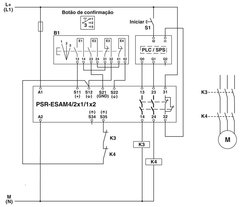 Phoenix PSR-SCP-24UC/ESAM4/2X1/1X2 Rele de Segurança Cat 4 - PL e - E-Stop / Portas 2NF/1NA