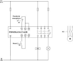 Phoenix PSR-SCP- 24UC/ESAM4/3X1/1X2/B Rele de Segurança Cat 4 - 3NF/1NA na internet