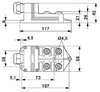 Phoenix SACB-8/ 8-L-C SCO Distribuidor de Sinal para sensor 8 Entradas M12 4 vias na internet