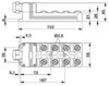 Phoenix SACB-8/ 8-L-C SCO Distribuidor de Sinal para sensor 8 Entradas M12 4 vias - comprar online