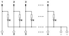 Phoenix VIP-3/SC/FLK50/LED Modulo de Transmissão de Sinal 50 para Interface com LED na internet