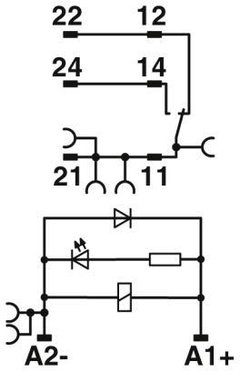 Phoenix RIF-1-RPT - Rele Acoplador 1 Contato Reversível de 12A na internet