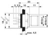 Phoenix SACC-DSI-M12MS-4CON-M16 Conecor Macho M12 4P Painel na internet