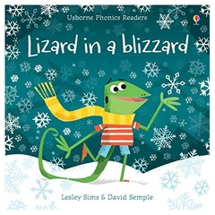 lizard in a blizzard (phonics readers) (libro en francés) - lesley sims lesley sims