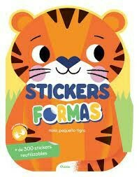Stickers formas: Hola, pequeño tigre