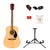 Pack Guitarra Acústica Fender FA-125 DREADNOUGHT Natural (incluye soporte ,afinador, encordado y púas) - comprar online
