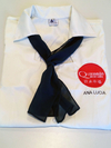 Camisa Social Feminina Decote Quadrado