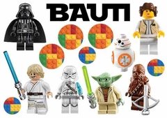 Vinilo Personajes Lego Starwars Con Tu Nombre! en internet