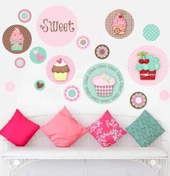 Kit De Vinilo Autoadhesivo Sweet Cupcake - comprar online