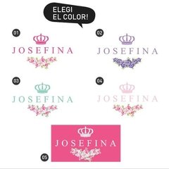 Vinilo Personalizado Modelo Josefina, Elegí El Nombre. - tienda online