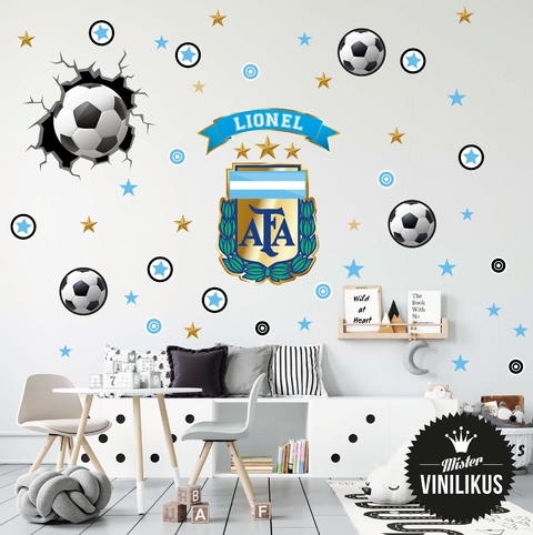 VINILO PERSONALIZADO ARGENTINA CAMPEON