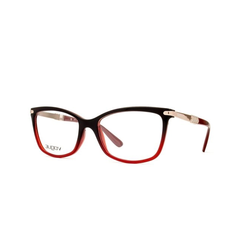 Armação para óculos de grau Vogue VO5125-L 2504 Vermelho e preto