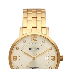 Relógio analógico feminino Orient FGSS1165 C2KX Dourado calendário na internet