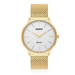 Relógio analógico unissex Orient MGSS005 Dourado