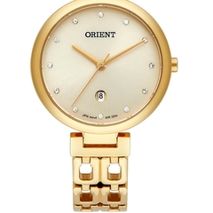 Relógio feminino analógico Orient FGSS1199 Pequeno dourado - comprar online