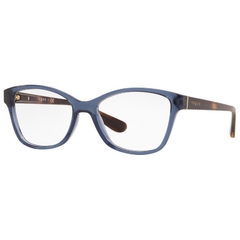 Armação para óculos de grau Vogue VO 2998 2762 Quadrada azul translúcido - NEW GLASSES ÓTICA
