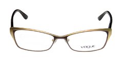 Armação para óculos de grau Vogue VO 3865 848 Metal marrom e dourada - comprar online