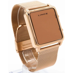 Relógio feminino digital Lince MDR4619L BXRX Quadrado rose na internet